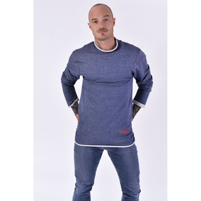 T-shirt  Denim / Grey  long