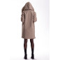 Bunda “Big Hood”  Beige