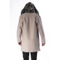 Bunda “Big Hood” Army - Beige