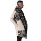 Bunda “Big Hood” Army - Beige